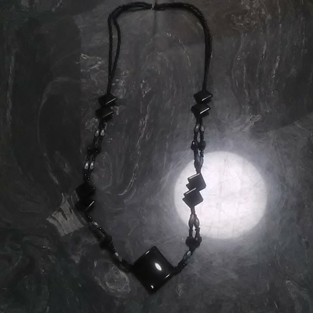 Handmade, beaded necklace